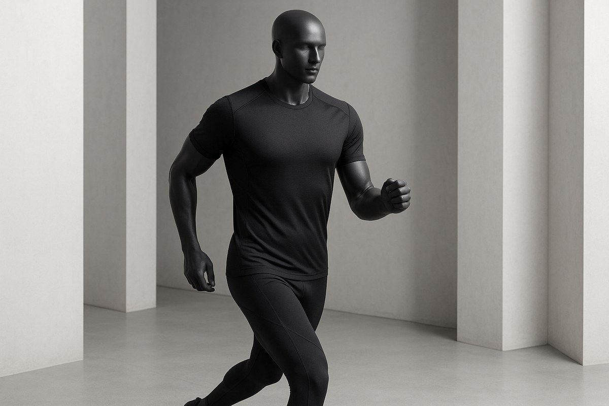 Custom athletic performance training t-shirt